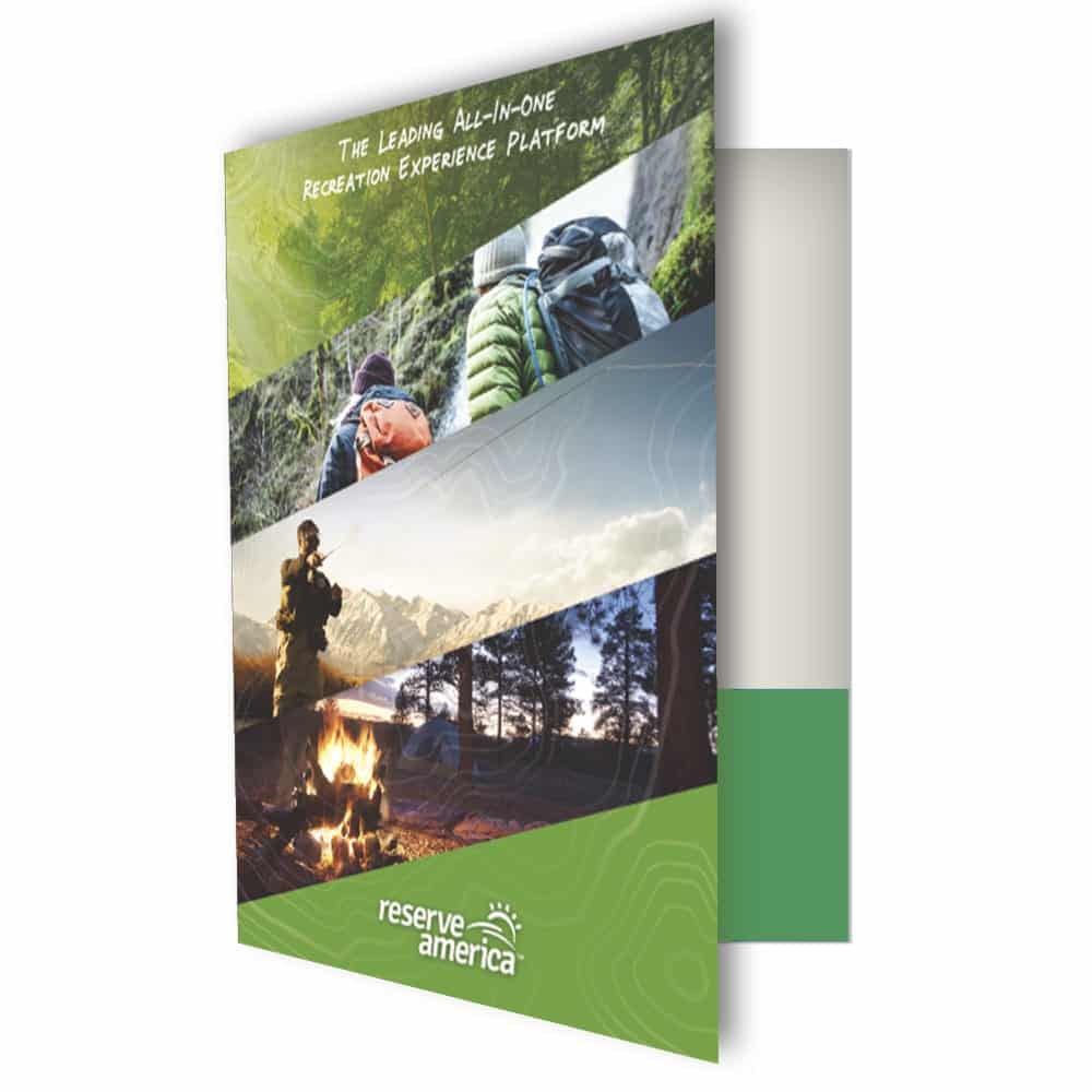 Custom Color Folders for Travel Industry