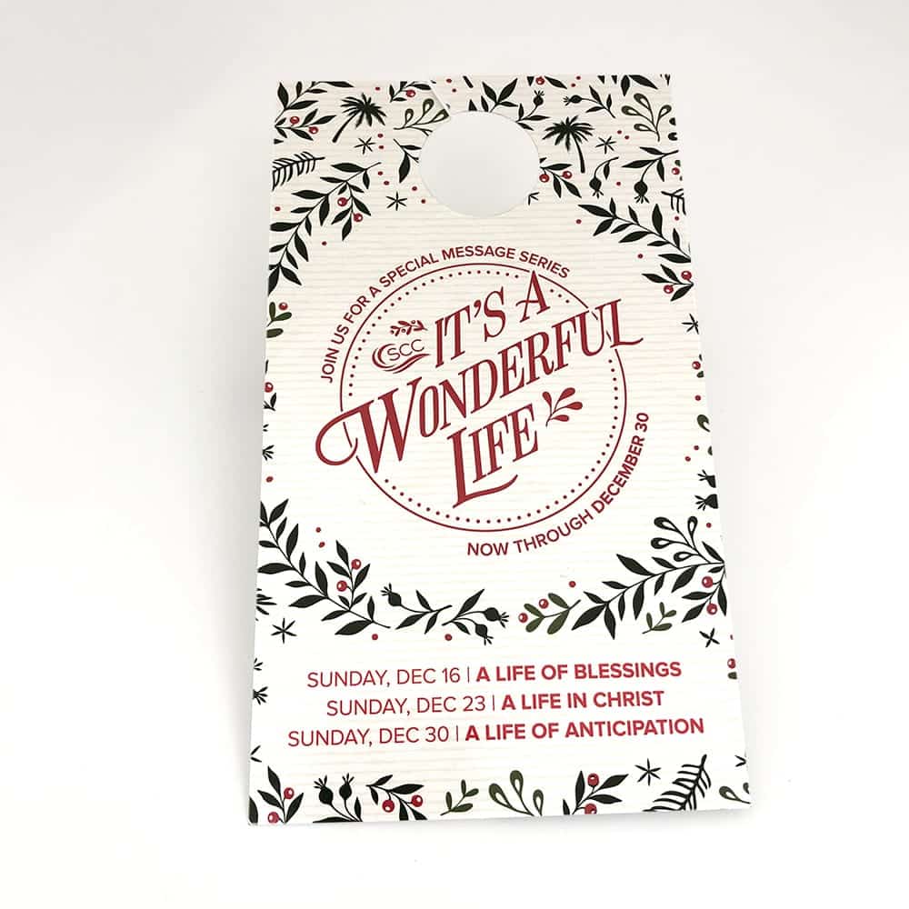 Door Hanger Example Church Door Hanger Example Church