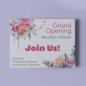 Announcement Card-Join Us-example