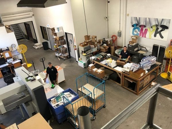Production Team in Bindery