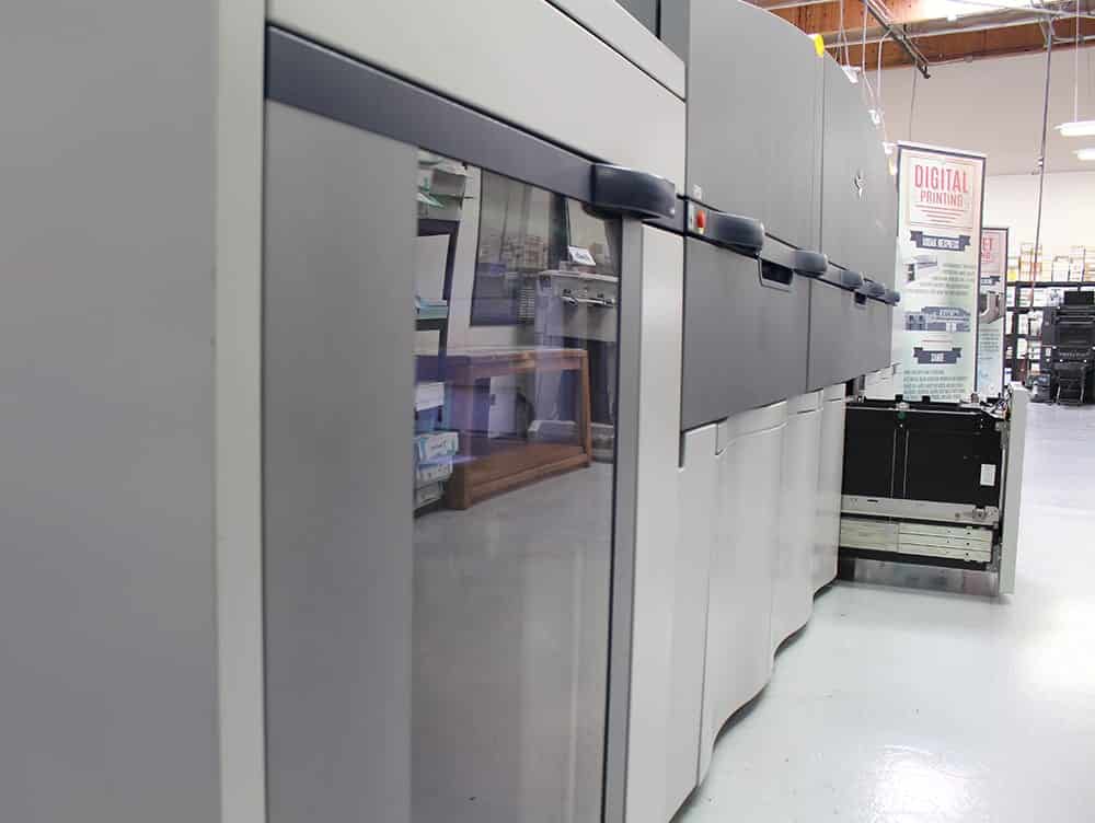 nexpress digital press side view