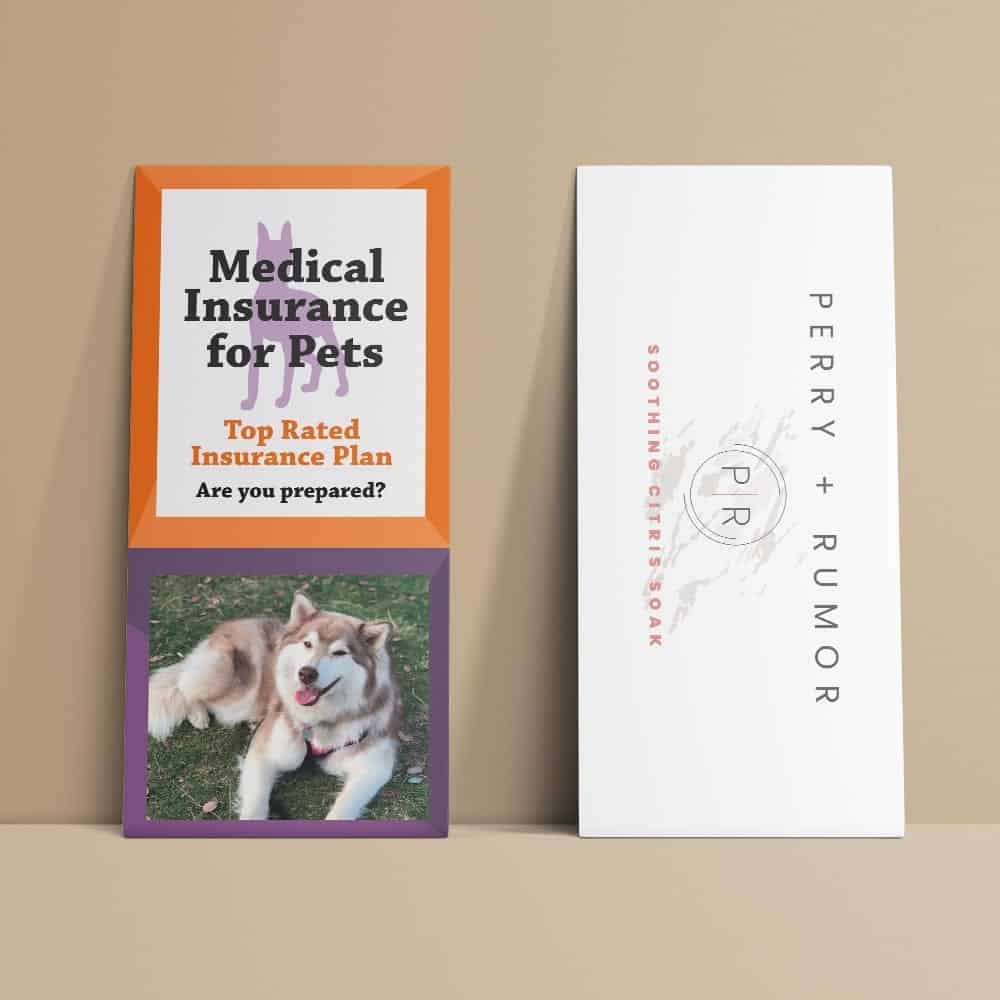 Rack Card Example Pet Insurance