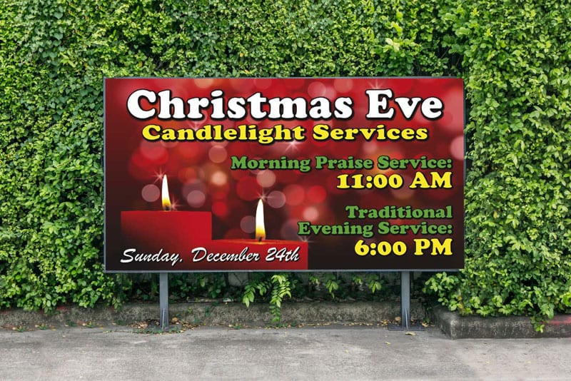 Church Christmas Banne Church Christmas Banne