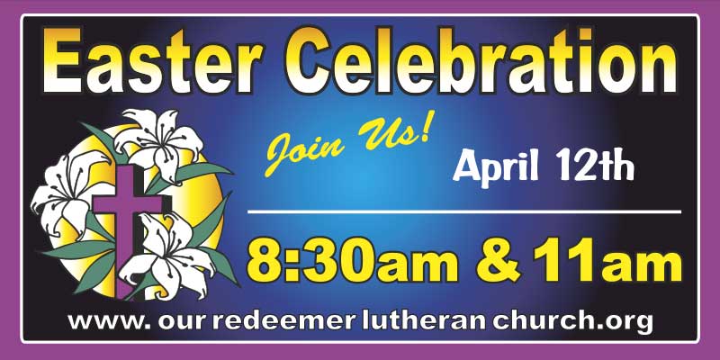 Church Easter Banner Church Easter Banner