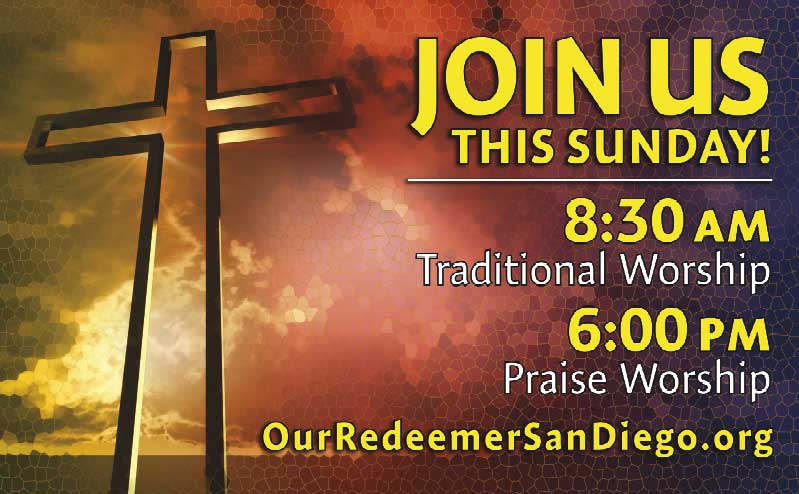 Church Services Banner Church Services Banner