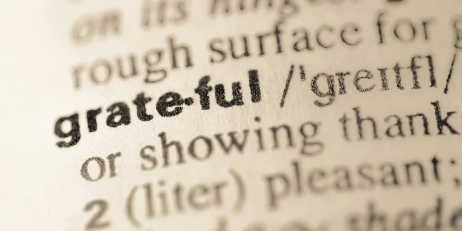 Grateful at Thanksgiving