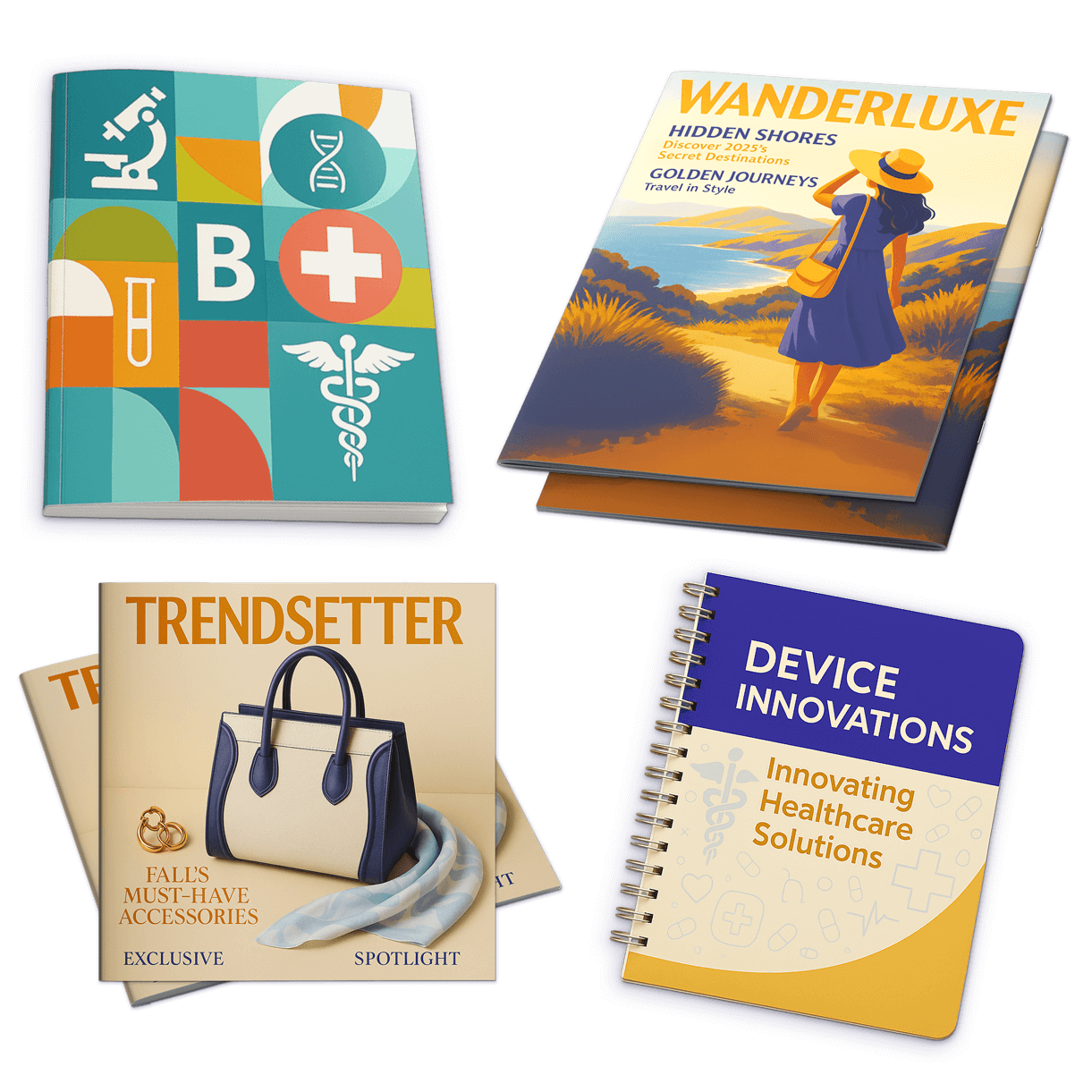 Versatile Custom Booklets for Healthcare, Fashion, Travel & Tech – TPS Printing Custom printed booklets and catalogs for healthcare, fashion, travel, and technology industries by TPS Printing