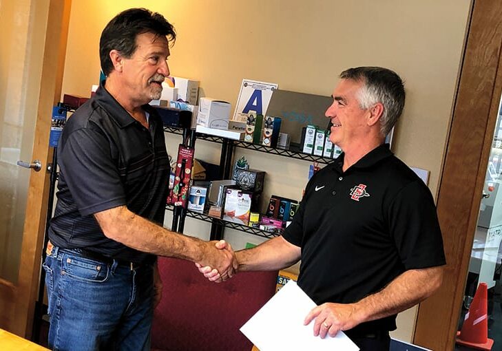 Jerry Wissing and Customer Handshake
