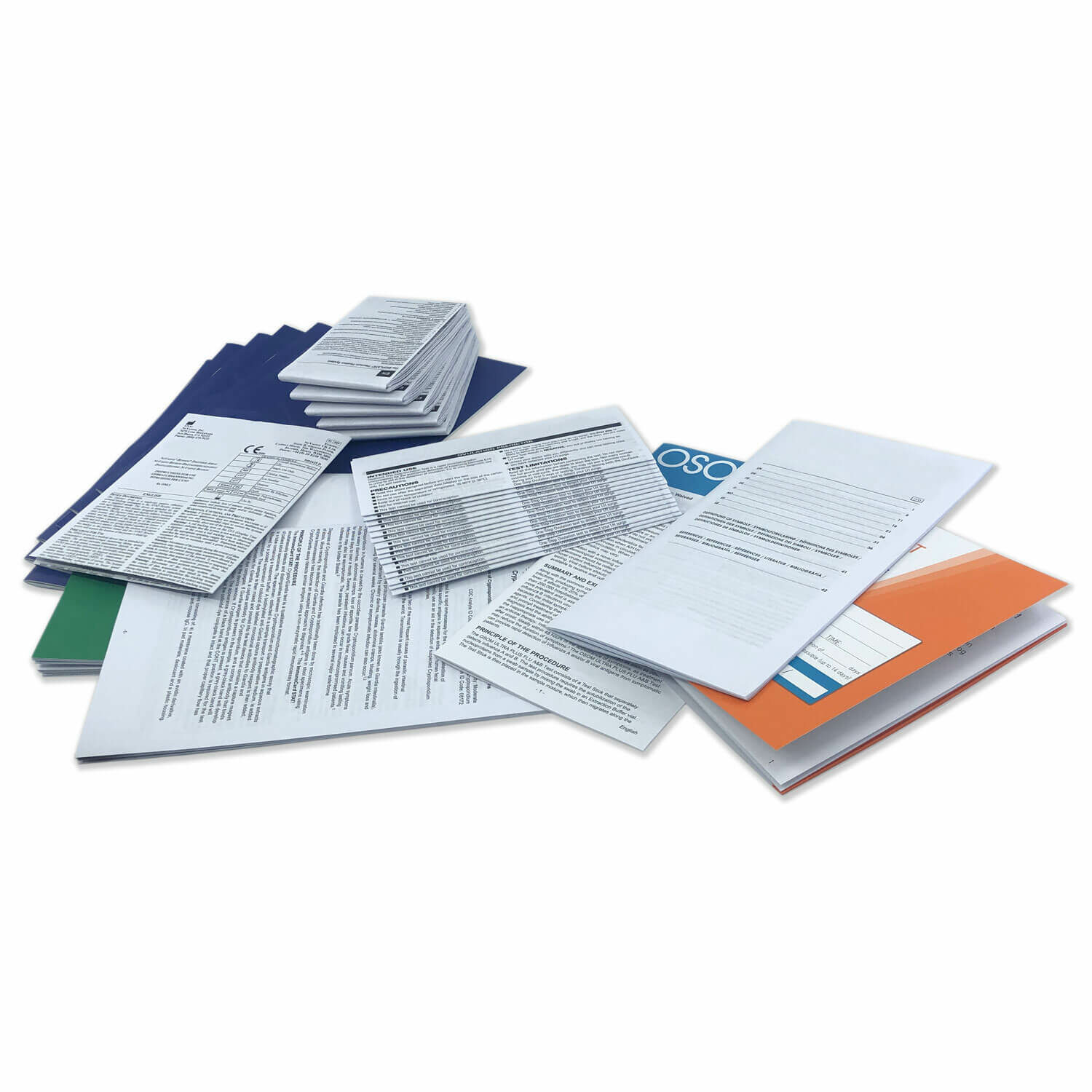 Printed IFU booklets, regulatory inserts, and instruction manuals for medical and biotech products by TPS Printing